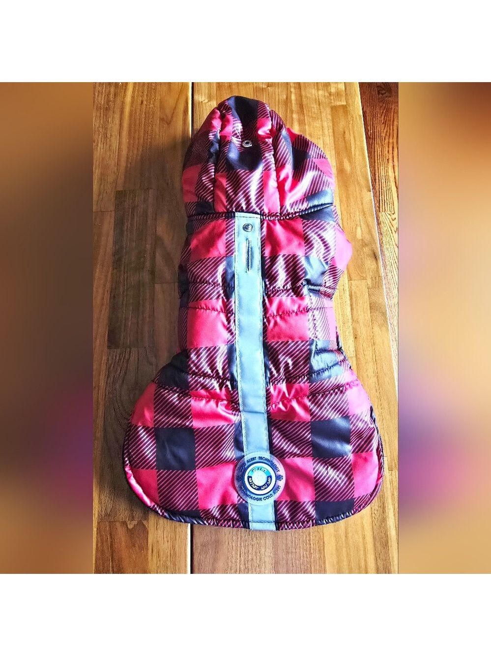 Silver Paw Reflective Pet Dog Jacket Size S